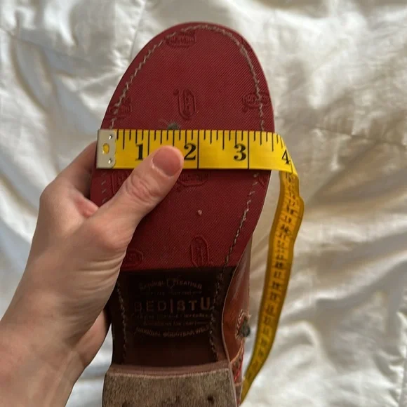 Bed Stu Leather Catty Boot Woman’s 7.5 USA - Picture 11 of 12